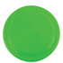 A green plastic frisbee.