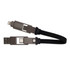 A 4-in-1 charging cable in black and gray with multiple connector options. It features a logo on the cable.