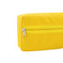 A yellow utility case with a zippered compartment, featuring a textured fabric surface.