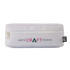 A white utility case with a front zip and a logo featuring 'WRITE CRAFT STUDIOS'.