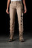 Ladies FXD stretch pants khaki size 12 cuffed branded work pants Australia front view showing tailored fit