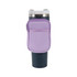 A drink bottle pouch in lavender for Stanley, featuring a zippered pocket on the side for added convenience.
