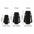A drink bottle carrier in black, designed for various bottle sizes with adjustable straps and a logo.