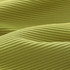 A textured, close-up view of ribbed fabric in a vibrant lime green colour.