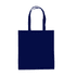 A navy tote bag with two handles and no visible branding or text.