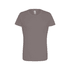 A women's essential tee in a muted grey colour, featuring a classic crew neckline and short sleeves.