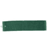 A dark green cotton golf towel featuring a loop for easy attachment. It has a smooth, textured surface.