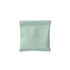 A small pocket cosmetic bag in a soft mint green colour, featuring a smooth surface and a closure at the top.