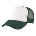 A green and white Foam Mesh Trucker cap with a mesh back and a curved brim. It features a logo on the front.