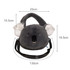 A grey plush handbag shaped like a koala, featuring ears and a black strap. Dimensions are 23 cm x 15.5 cm x 18.5 cm.