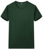 A dark green Saharah dryfit tee shirt with short sleeves and a round neckline. It features a logo.