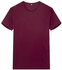 A maroon Saharah dryfit tee shirt featuring short sleeves and a round neckline, complete with a brand logo.