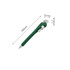 A green pipe wrench-shaped ballpoint pen with silver detailing, measuring 165mm in length.