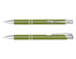 An olive green pen with silver accents, featuring a sleek design and a clip. Suitable for promotional use.
