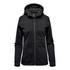A women's black Antares Performance Hoody with a zip front and hood, featuring a soft inner lining.