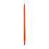 An orange double-ended pencil and ballpoint pen with a sleek design. It features a branding logo.