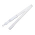 A white magnetic clip lanyard with a flash drive attached, featuring a sleek and simple design.