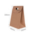 A brown paper bag with a die-cut handle and scalloped flap, measuring 150x220x100mm plus an 80mm flap.