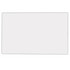 A rectangular fridge magnet in a plain white design, measuring 50mm x 70mm, with a glossy finish.