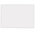 A square cut fridge magnet in a plain white finish. Features a subtle border and includes a logo.