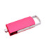 A red Puller Swivel Flash Drive with a silver metallic clip. Compact and sleek design.