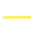 A yellow silicone slap band flash drive with a rounded end and a logo.