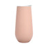 A drink bottle in a soft blush colour, featuring a clear lid and a smooth finish. Includes a logo on the side.