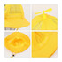 A yellow propeller hat features a mesh top and a small propeller on the crown. It has an adjustable drawstring inside.