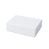 A rectangular white box with a smooth surface and no visible markings or branding.