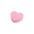 A pack of 50 heart-shaped nail files in pink with a white centre stripe, featuring a branded logo.