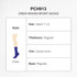 A pair of purple crew woven sport socks with a regular thickness, suitable for adults sizes 7-12.