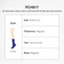 A pair of kids' crew socks in purple, featuring a custom pattern, with a regular thickness and size range of 9-12.