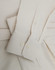 A men's smart casual long-sleeve shirt in a light cream colour, featuring buttoned cuffs and a soft cotton blend fabric.