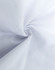 A close-up of a white cotton blend fabric, showcasing its smooth texture and weave pattern.