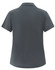 A ladies' high performance polo in dark grey, featuring a classic collar and short sleeves. Brand logo present.
