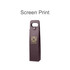 A wine bottle bag in deep purple with a handle and a logo in a lighter colour. Ideal for carrying a single bottle.