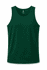 A dark green men’s singlet, featuring a classic tank design and a logo at the neckline.