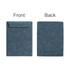 A4 magnetic clipboard in dark blue with a flap on the front and a smooth back, featuring a logo.