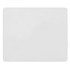 A white deluxe mouse mat measuring 205mm x 145mm, featuring a logo. Suitable for office and business use.