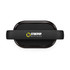 A black Hudson Bluetooth speaker with a logo on top, featuring a sleek and modern design.