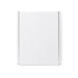 A white custom box with a locking lid, measuring 125 x 170 x 65mm, featuring a logo.