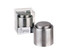 A drink bottle wine stopper in stainless steel with a sleek design, presented in a transparent box.