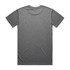 A grey active tee featuring a back view. The shirt includes a logo on the label.
