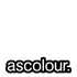 A black logo sticker on a white background, featuring a bold lowercase text design.
