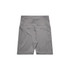 Active bike shorts in grey, featuring a smooth finish and a logo, designed for sports.