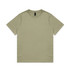A Heavy Faded Tee in a muted olive green colour, featuring a plain design and a visible brand label.