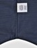 Men's long sleeve button-up shirt in navy with a pin dot pattern, featuring a label.