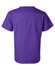 A short sleeve tunic top in purple, featuring a simple design and no visible branding.