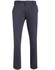 Men's chino pants in dark grey with a slim fit design, featuring a logo on the waistband.