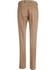 Tan chinos for women featuring a sleek design, with pockets and a logo. Suitable as stylish trousers.